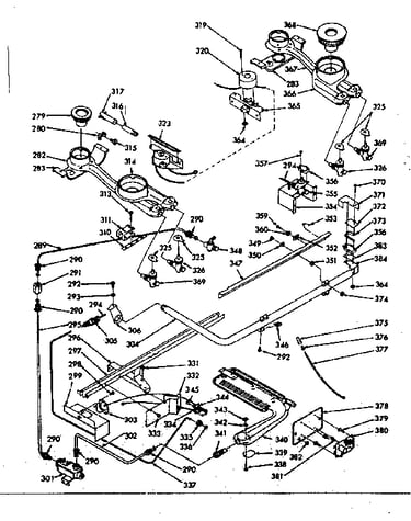 Burner section