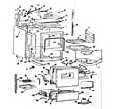 Kenmore 1037466672 body section diagram