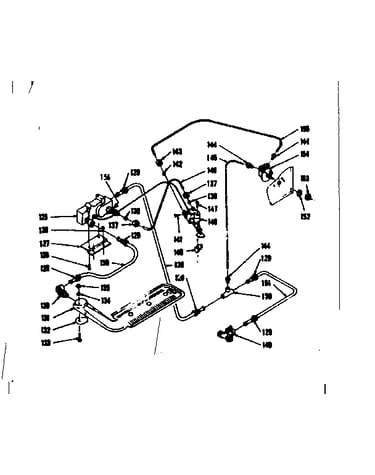 Upper oven burner section