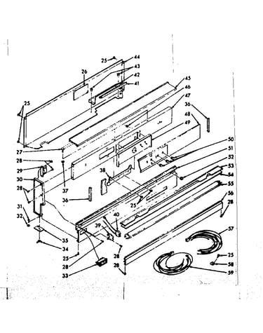 Backguard section