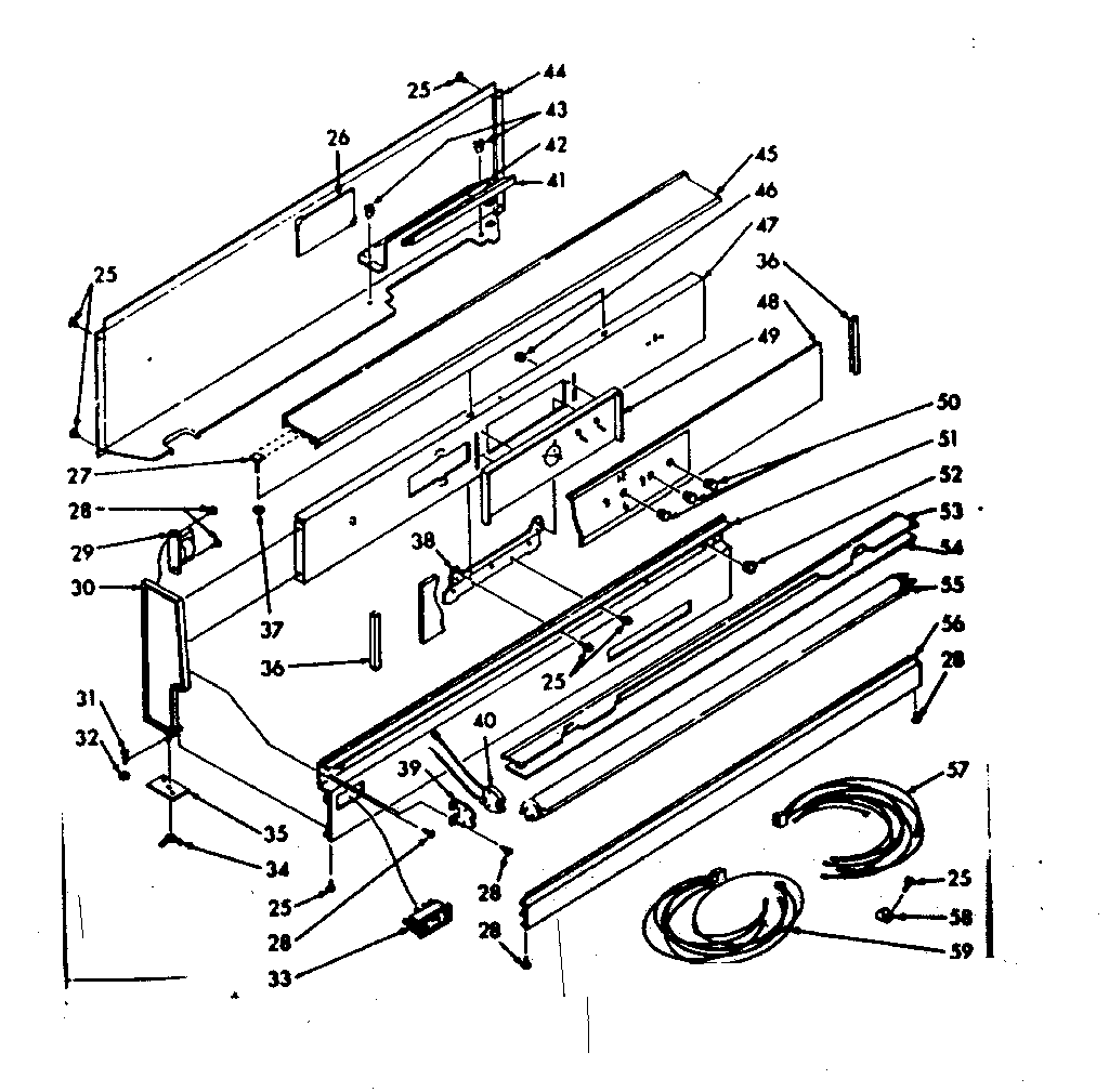 Backguard section