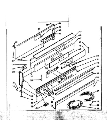 Backguard section