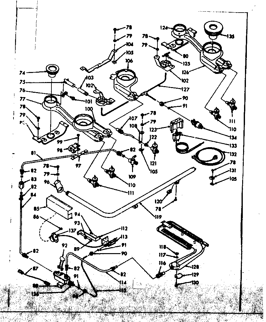 Burner section