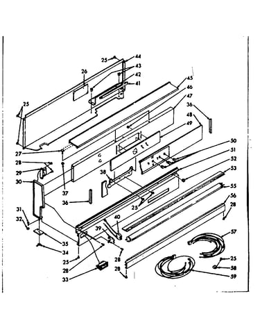 Backguard section