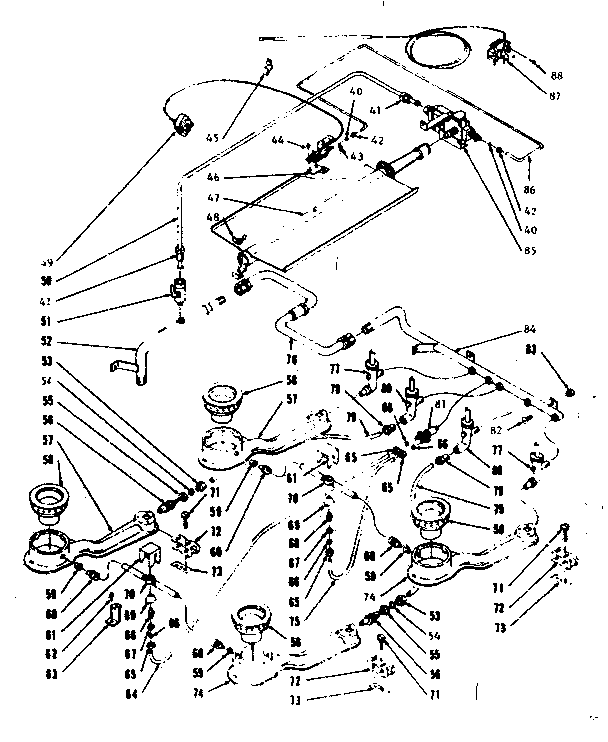 Burner section