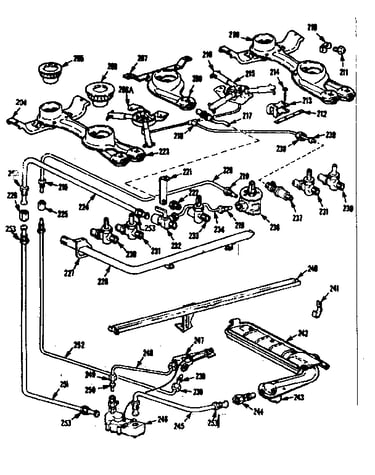 Burner section
