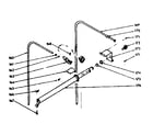 Kenmore 1037806740 upper burner section diagram