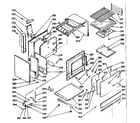Kenmore 1037806740 lower body section diagram