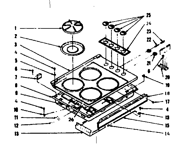 Main top section