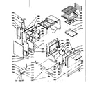 Kenmore 1037846791 lower body section diagram