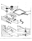 Main top section and optional set-on griddle