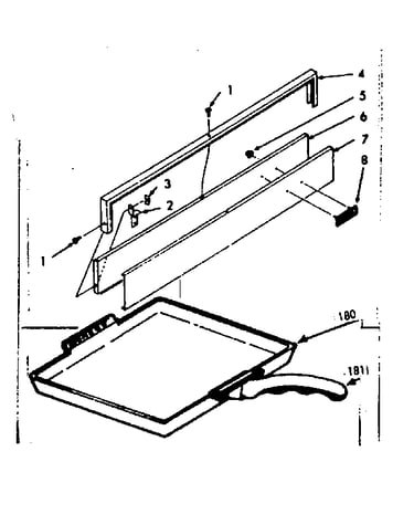 Backguard section