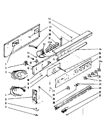 Backguard section