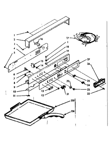 Backguard section