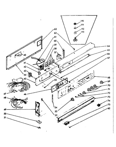 Backguard section