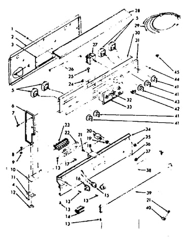 Backguard section