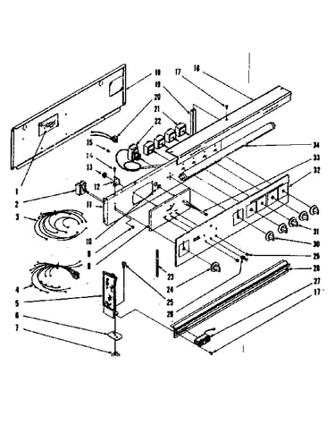 Backguard section