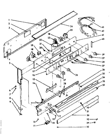 Backguard section