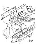 Backguard section