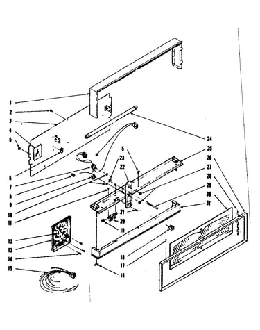 Backguard section