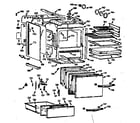 Kenmore 1039456660 body section diagram