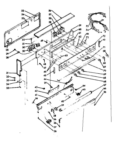 Backguard section