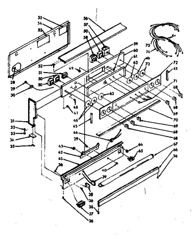 Backguard section