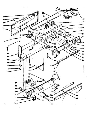 Backguard section