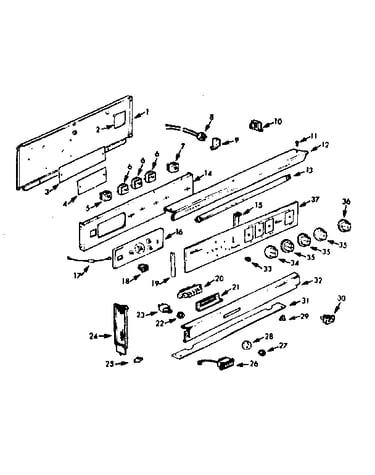 Backguard section