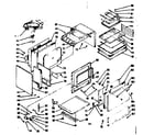 Kenmore 1039806700 lower oven body section diagram