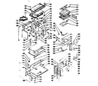 Kenmore 1039806740 upper oven body section diagram