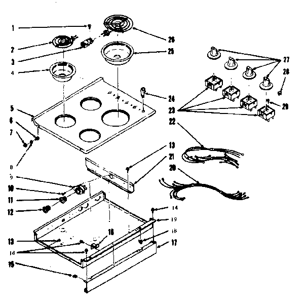 Main top section