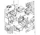 Kenmore 1039806741 lower oven body section diagram