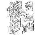 Kenmore 1039806741 upper oven body section diagram