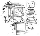 Kenmore 1039846700 lower body section diagram