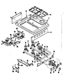 Top burner section