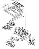 Top burner section
