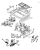 Top burner section