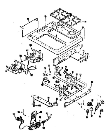 Burner section