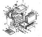 Kenmore 1197326840 body section diagram