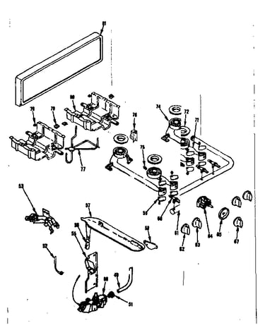Burner section