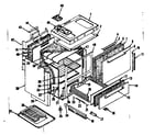 Kenmore 1198286730 body section diagram
