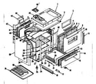 Kenmore 1198306730 body section diagram