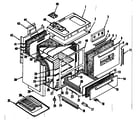 Kenmore 1198326790 body section diagram