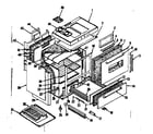 Kenmore 1198346730 body section diagram