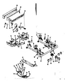 Backguard and top burner section