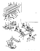 Backguard & top burner section