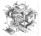 Kenmore 1198396700 body section diagram