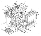 Kenmore 1198406790 body section diagram