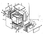 Kenmore 1199236701 body section diagram